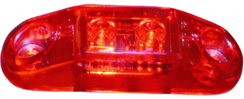 Peterson Manufacturing V168R Piranha Red LED Slim Line Clearance Sidemarker Light